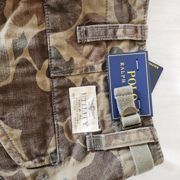 Polo Ralph Lauren Voyager Patchwork Camo Utility Cargo Pants. New with tags. - Picture 6 of 14
